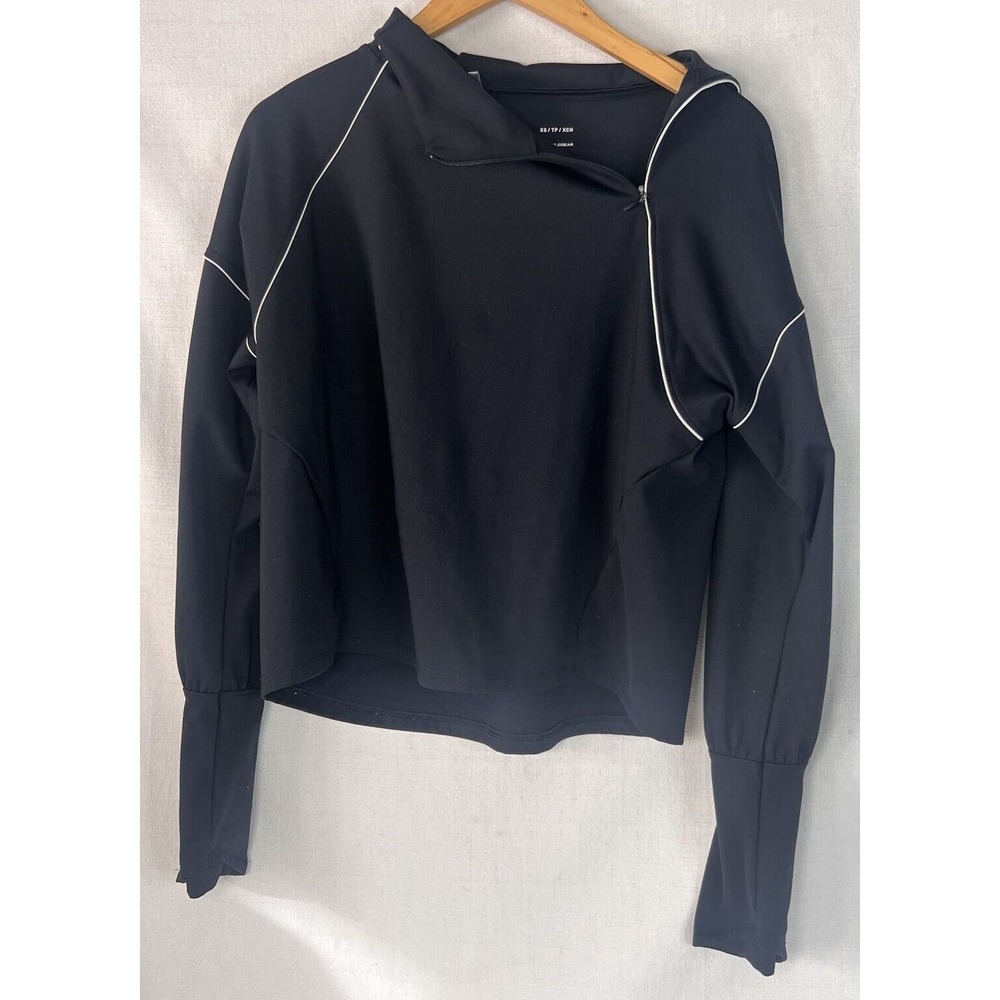 Under Armour RUSH ColdGear Zip Pullover Black Jacket Size XS